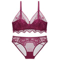 Women lace high-end French bra without wires to wrap the breasts Bra Set