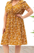 Plus Size Women's Knit Denim Dress (60)
