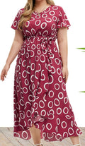 Plus Size Women's Knit Denim Dress (45)