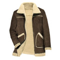 Men's Contrast Faux Fur Thickened Winter Coat