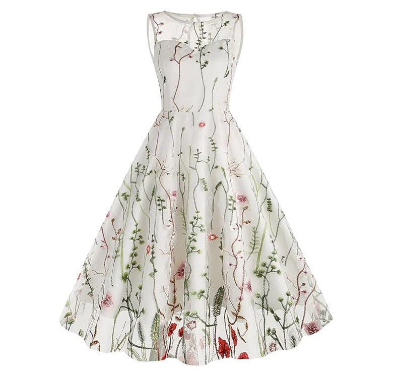 New Fashion Women’s Medium-Length Party Dress – Elegant One-Piece Evening Dress with Modern Chic Style