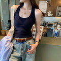 New Style Halter Neck Sports Camisole - I-Shaped Sleeveless Vest for Women