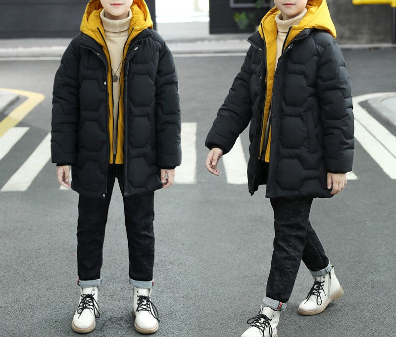 Boys' Puffer Hooded Jacket (7)