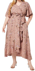 Plus Size Women's Knit Denim Dress (32)