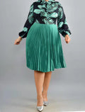 Plus Size Women's Knit Denim Dress (65)