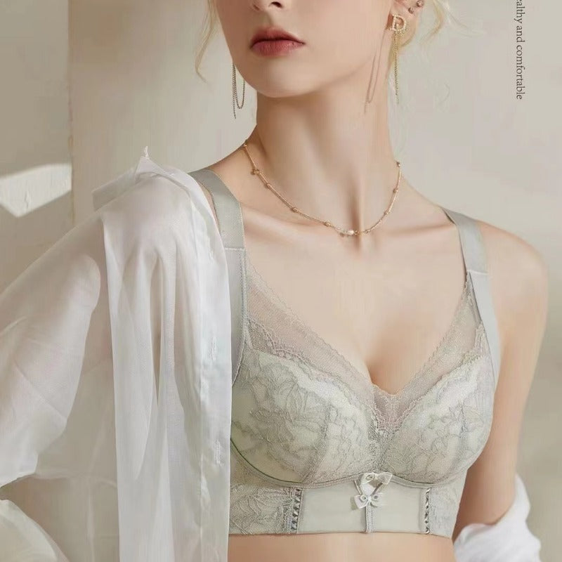 Women's Wire-Free Adjustable Lace Push-Up Bra