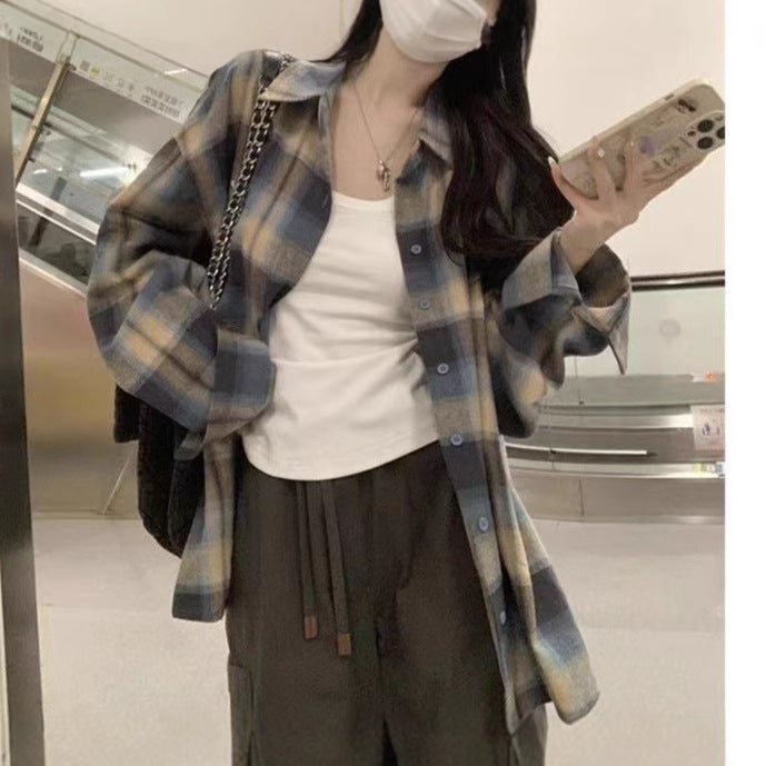 Women's Plaid Shirt Jacket - Cozy, Casual & Timeless