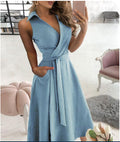 Women's Long-Sleeved V-Neck Printed Bodycon Dress – Spring & Summer Fashion