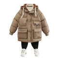 Girls' Puffer Hooded Jacket (11)