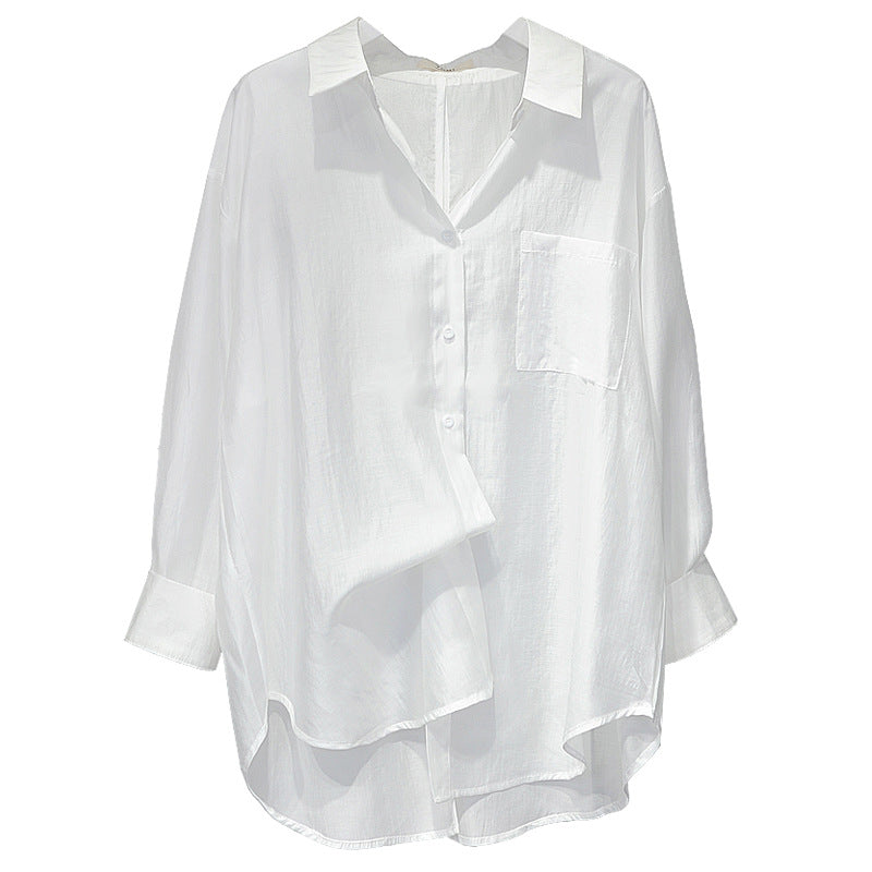 Women's Summer Thin Tencel Sun Protection Clothing - Lightweight, Breezy & UV-Ready