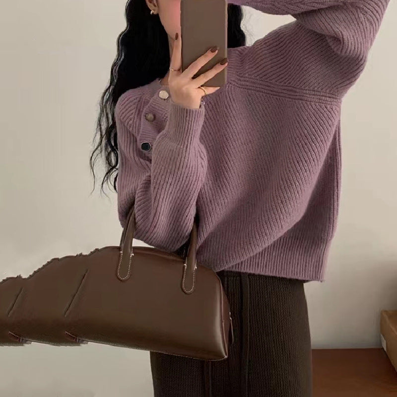 Women's Cardigan Pullover Sweater (14)