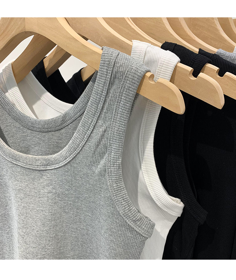 Threaded Camisole Sports Vest for Women - Breathable, Supportive, and Sleek