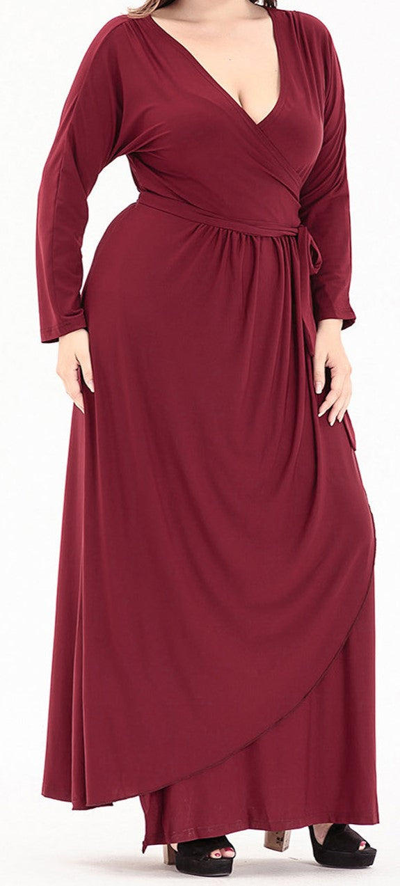Plus Size Women's Knit Denim Dress (20)