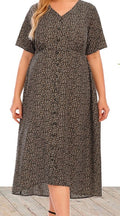 Plus Size Women's Knit Denim Dress (14)