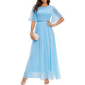 New Lace Chiffon Bridesmaid & Evening Dress – Elegant Formal Gown for Weddings, Proms & Special Occasions