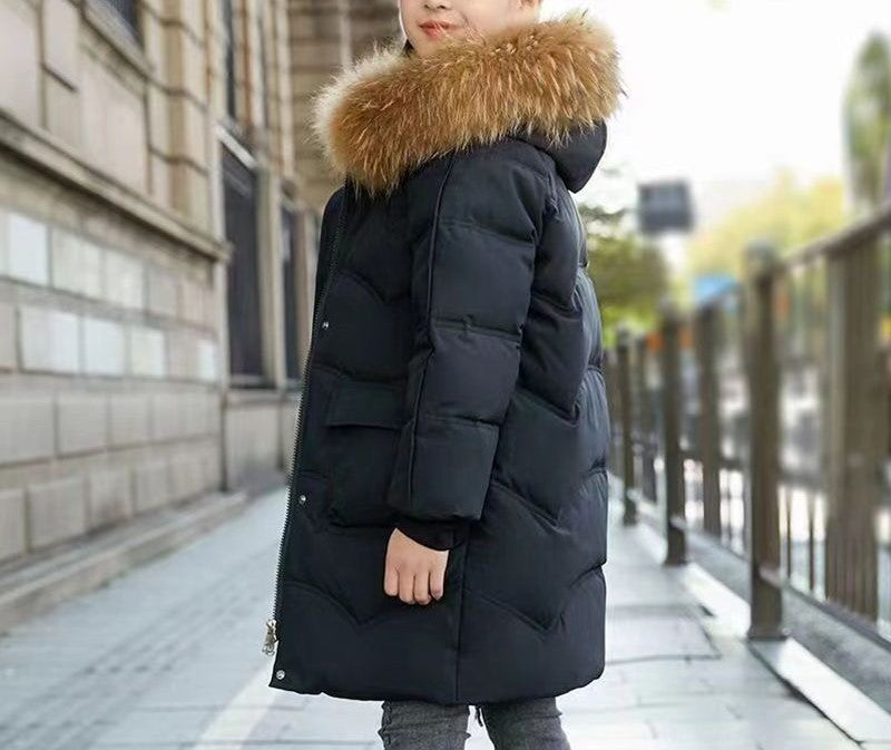 Girls' Puffer Hooded Jacket (26)