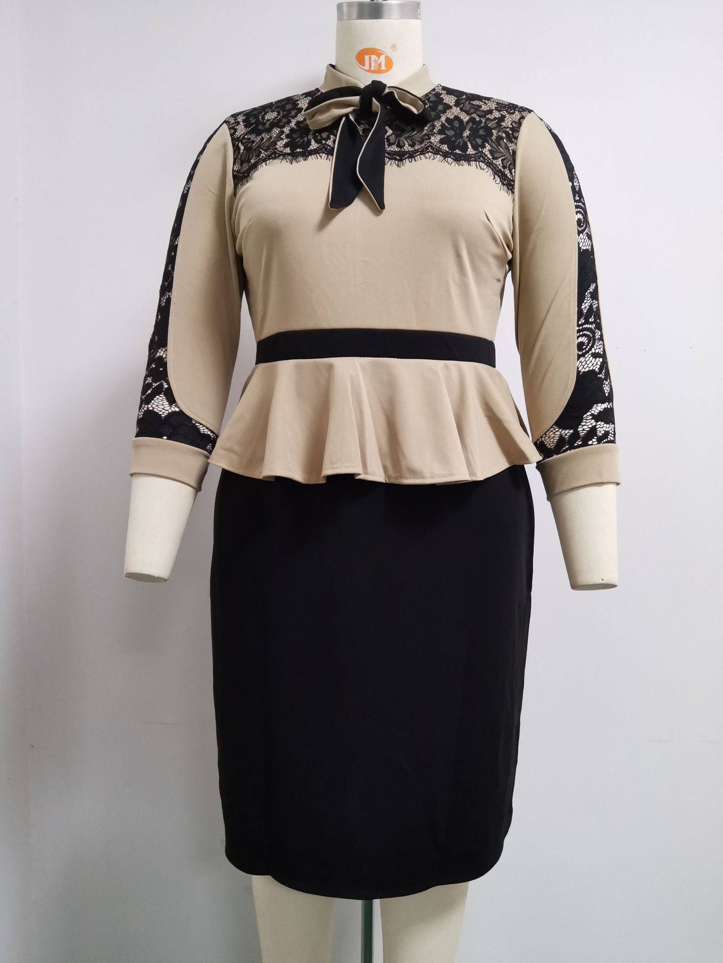Plus Size Women's Knit Denim Dress (21)