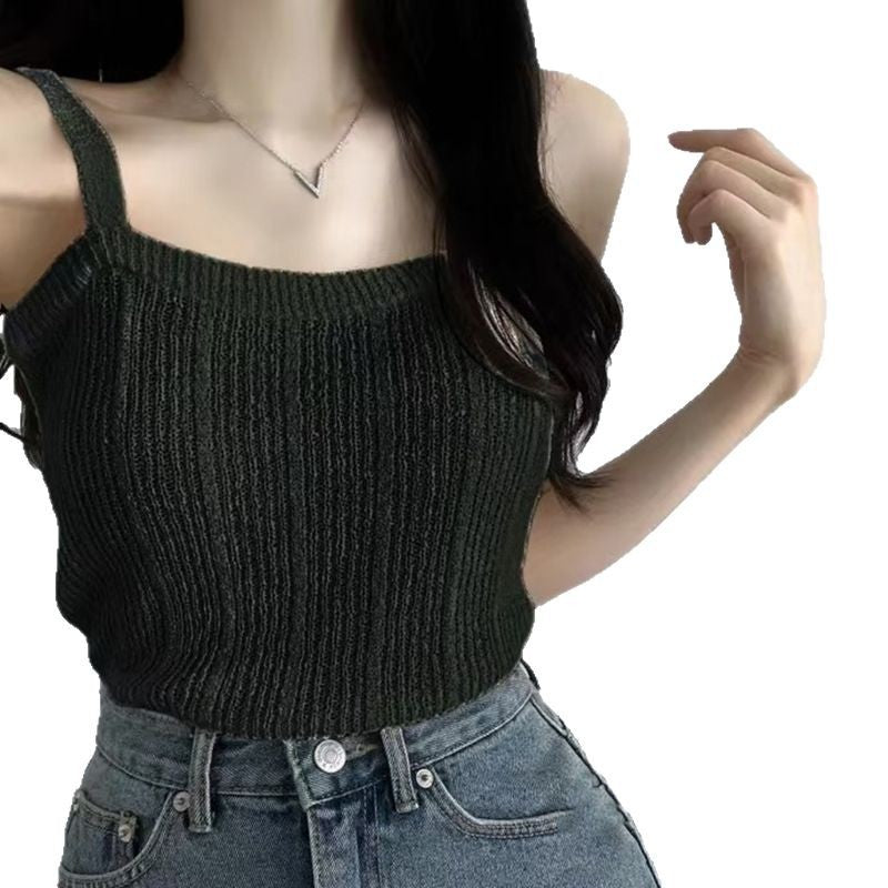 Small Camisole Vest For Women In Summer, Design, Niche, Short, Slim, Girl Tops
