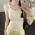Women's Desire-Inspired Lace Strap Top - Real Shot Sleeveless Innerwear