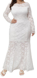 Plus Size Women's Knit Denim Dress (31)