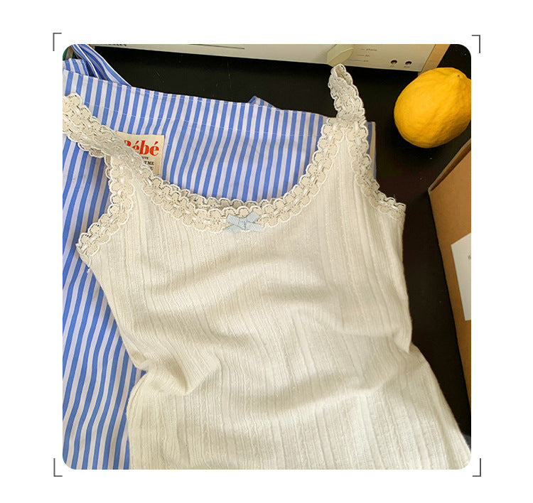Women's Sweet & Spicy Lace Camisole Vest - Real Shot Summer Statement Top