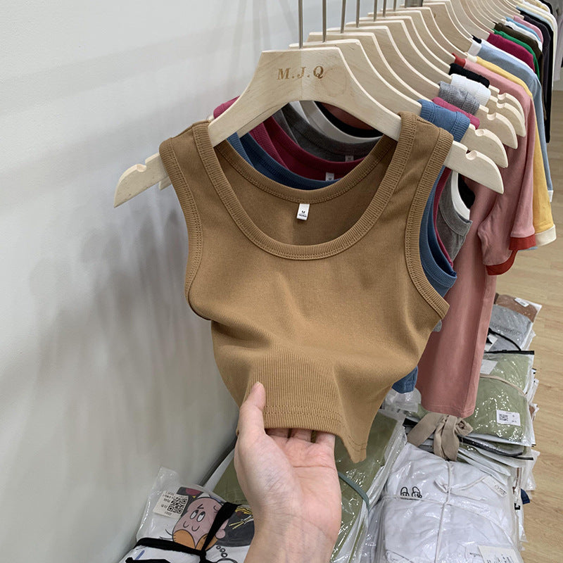 Women's Threaded Camisole Sports Vest - Summer Activewear Essential
