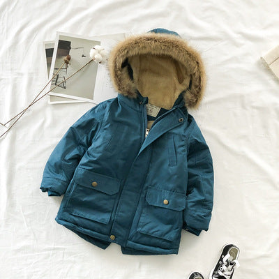 Girls' Puffer Hooded Jacket (23)
