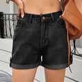 Sweet & Spicy Summer Denim Hot Pants - Versatile High-Waist Shorts for a Flirty & Fun Look