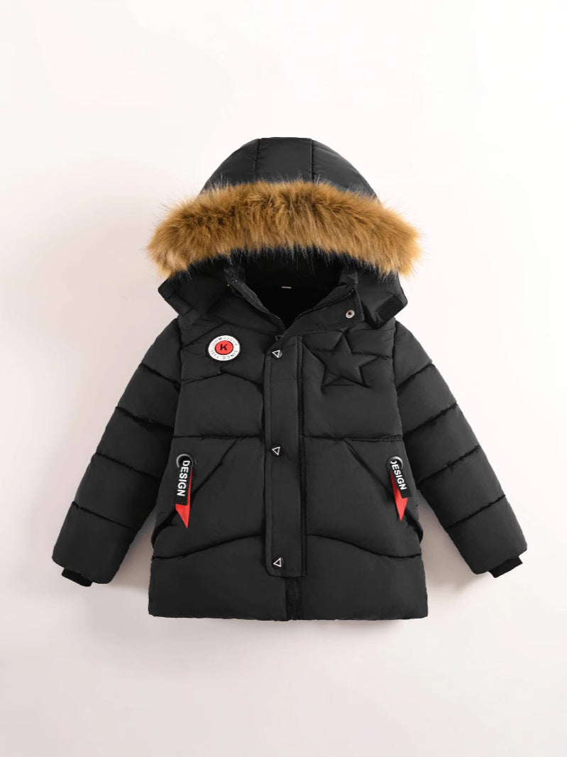 Boys' Puffer Hooded Jacket (3)