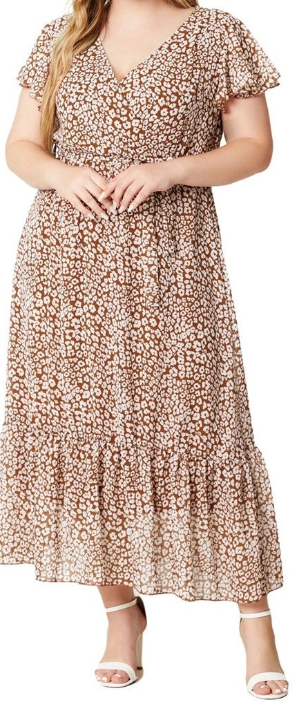 Plus Size Women's Knit Denim Dress (42)