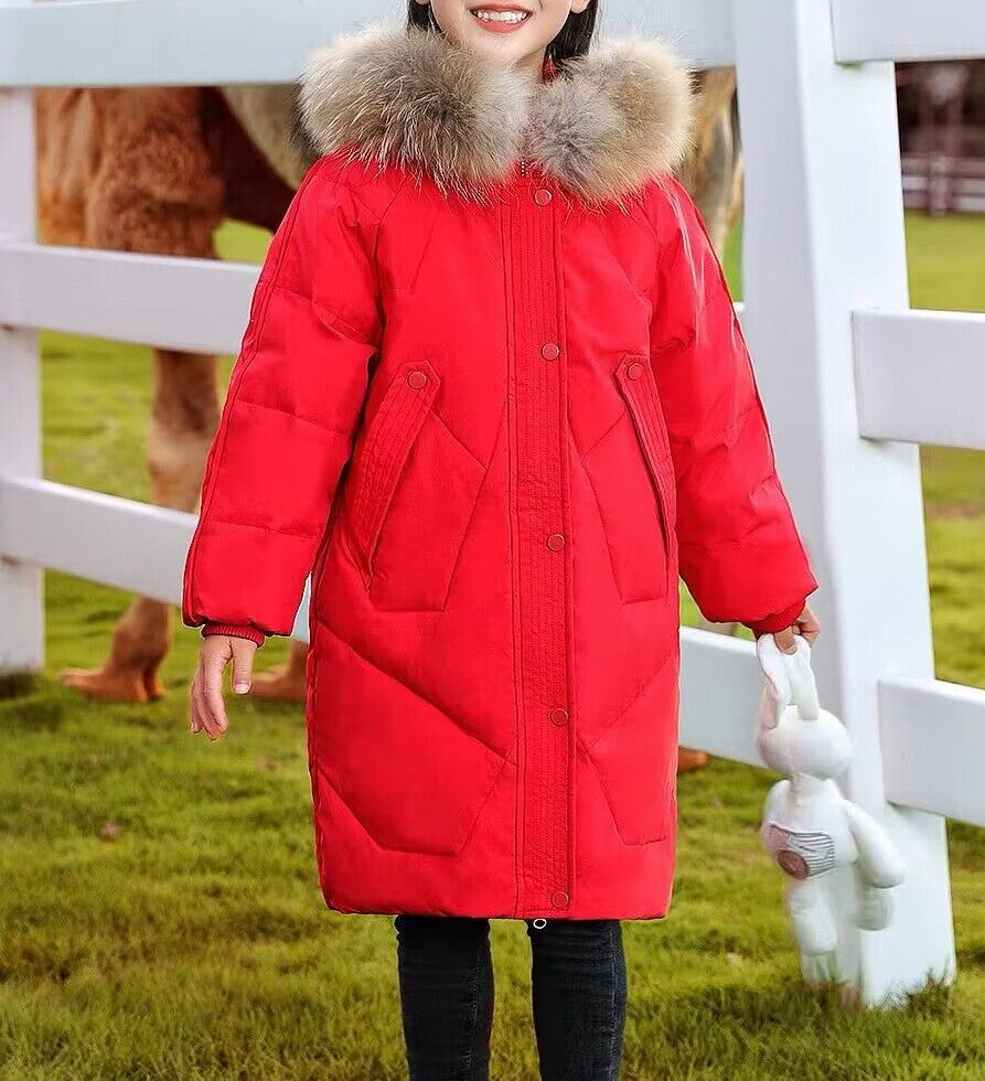 Girls' Puffer Hooded Jacket (17)