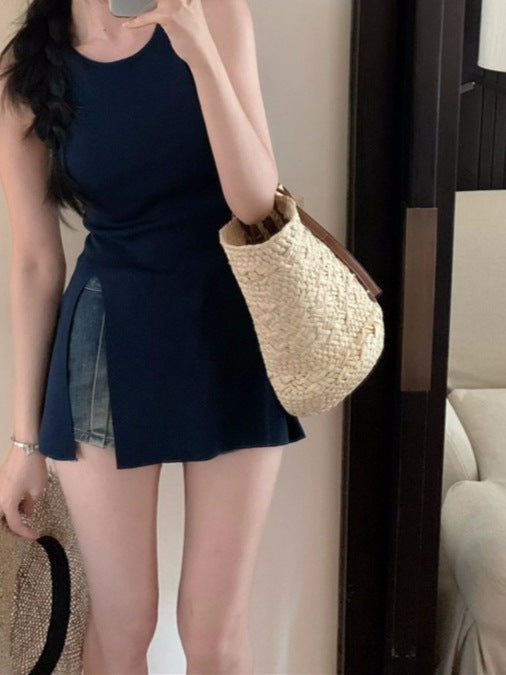 Pure Desire Knitted Chic Camisole Vest - Summer Sweet & Spicy Edition