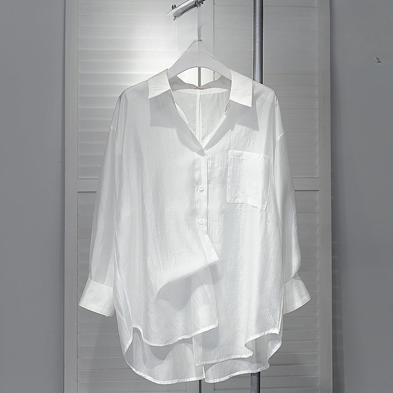 Women's Summer Thin Tencel Sun Protection Clothing - Lightweight, Breezy & UV-Ready