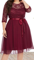 Plus Size Women's Knit Denim Dress (13)