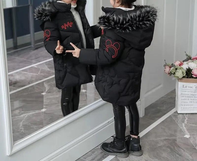 Girls' Puffer Hooded Jacket (20)