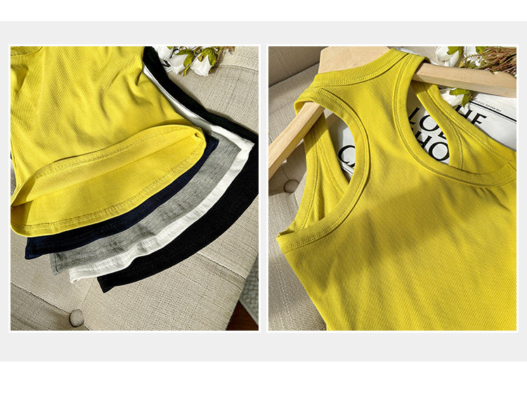 New Style Halter Neck Sports Camisole - I-Shaped Sleeveless Vest for Women