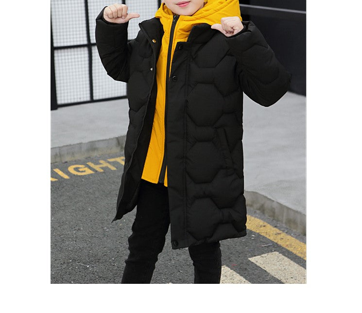 Boys' Puffer Hooded Jacket