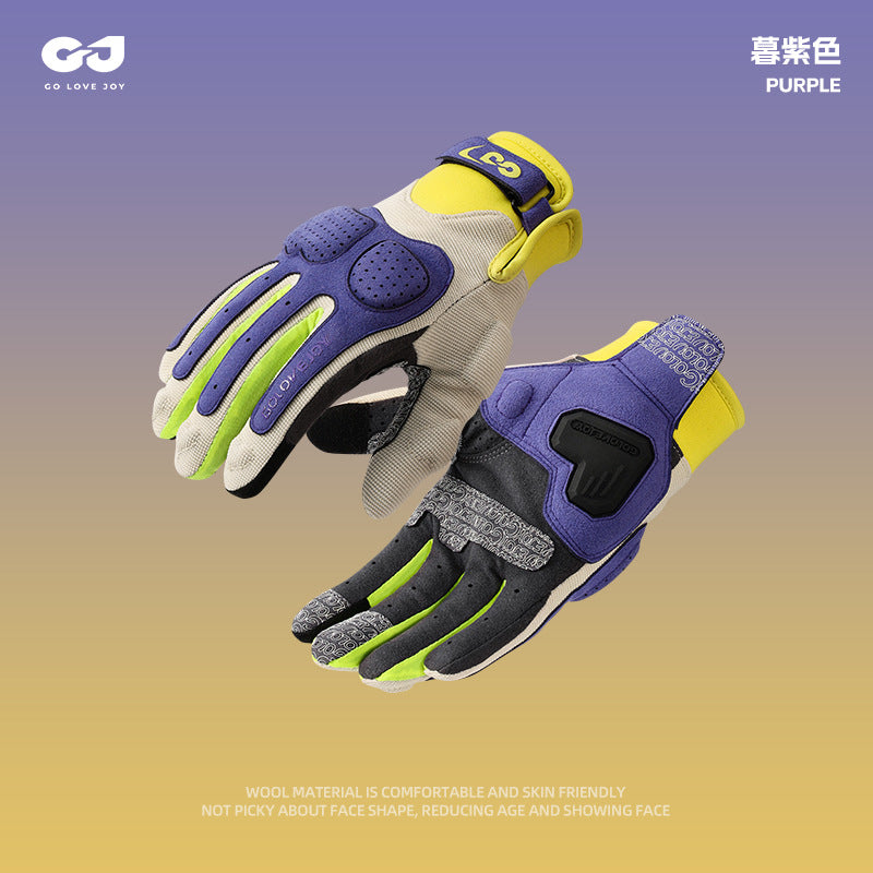 Outdoor Cycling & Motorcycle Gloves – Thickened, Anti-Scratch, Wear-Resistant, All-Season Protection