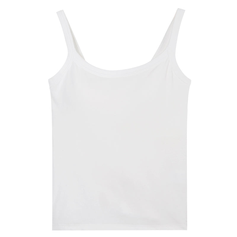 New Slimming Camisole with Chest Pads - Short Outerwear Top for Women