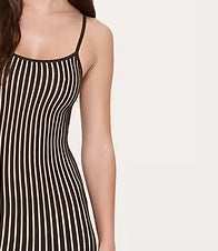 Women's Spring and Summer Striped Camisole Dress