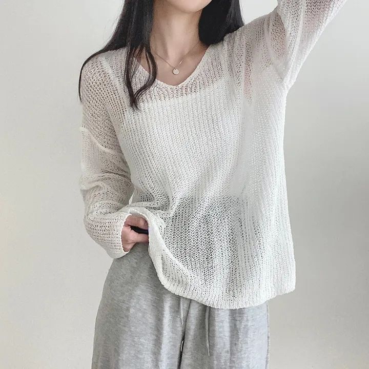 Summer Thin Sun Protection Blouse - The Perfect Light Layer for Sunny Days