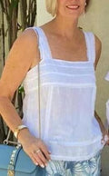 Embroidered Halter Neck Slim Fit Shirt