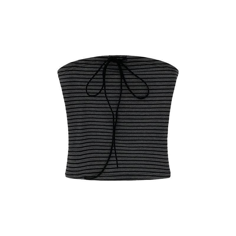 Women's Summer Striped Tube Top - Sleeveless Vest Style