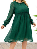 Plus Size Women's Knit Denim Dress (50)