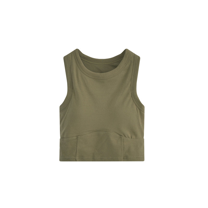 Women's Niche Sports Vest - Sweet & Hot Girl Style Crop Top