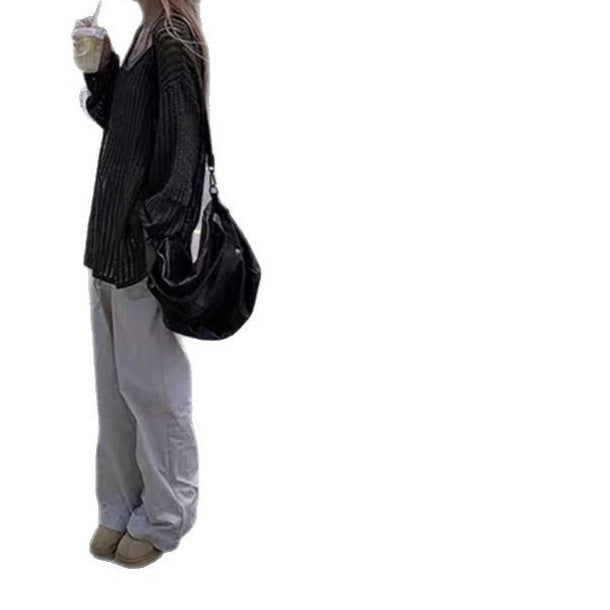 Women's Summer Lightweight Knitted Cardigan - Long, Thin, Lazy Style Air-Conditioning Top with Hollow Design
