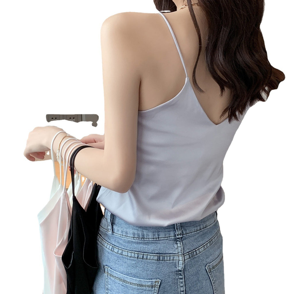Summer Suspenders Women's Sleeveless Top - 2025 Trendy Loose Fit Vest
