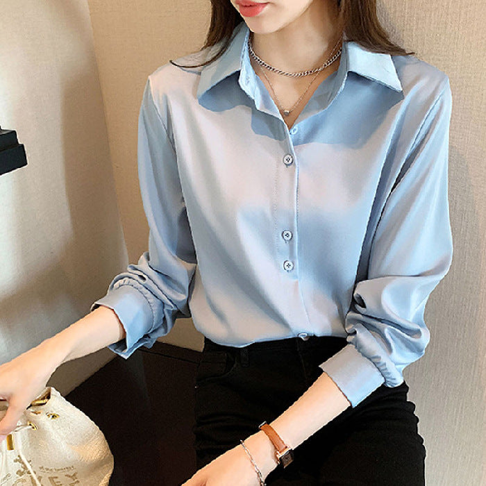 New Arrival - Women's French-Style Layered White Shirt