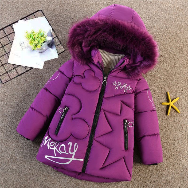 Girls' Puffer Hooded Jacket (42)
