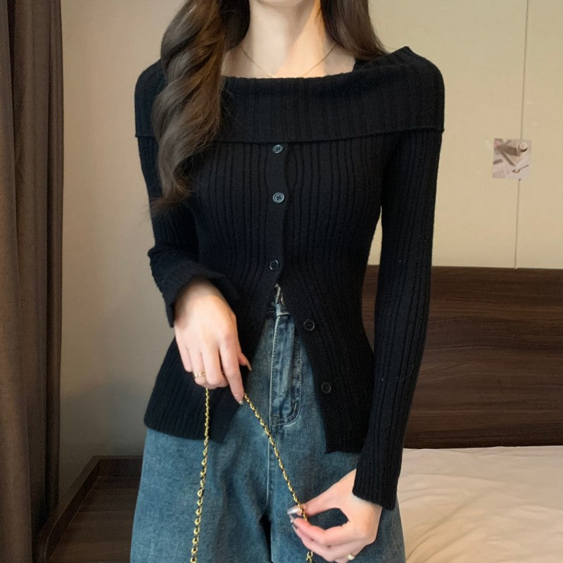 Women's Cardigan Pullover Sweater (25)